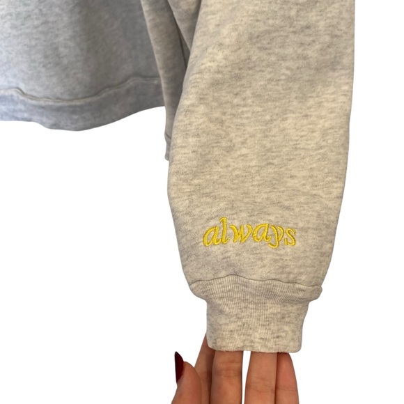 The Mayfair Group Empathy Always Grey Crewneck Sweatshirt One Size - Picture 5 of 9